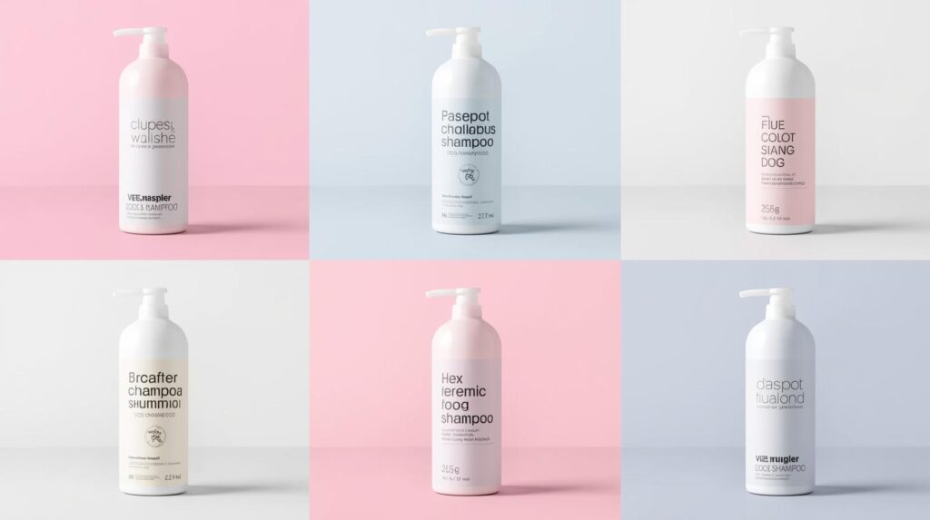 Tipuri de șampon pentru câini de exemplu hipoalergenic, dermatologic, piele sensibilă, junior