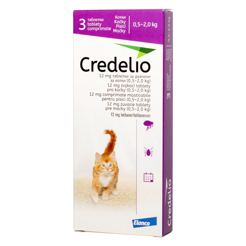 Credelio cat 12mg 0.5-2kg 3tb