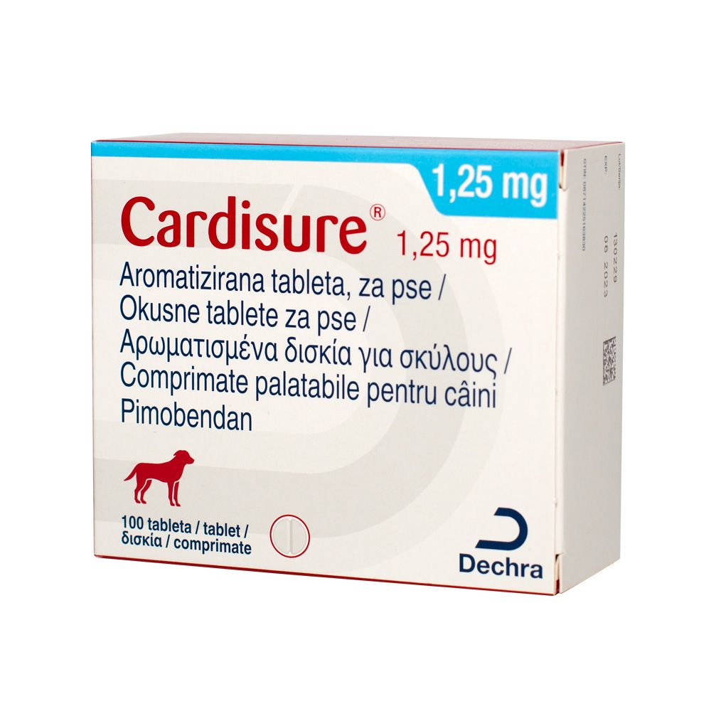 Cardisure 1.25mg 100tb palatabile