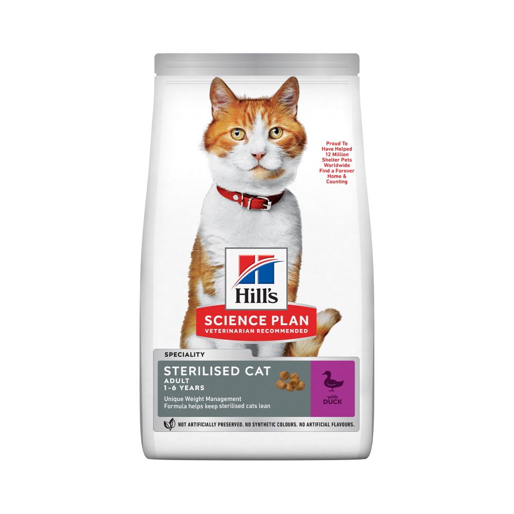 SP FELINE ADULT STERILISED DUCK 1.5 KG