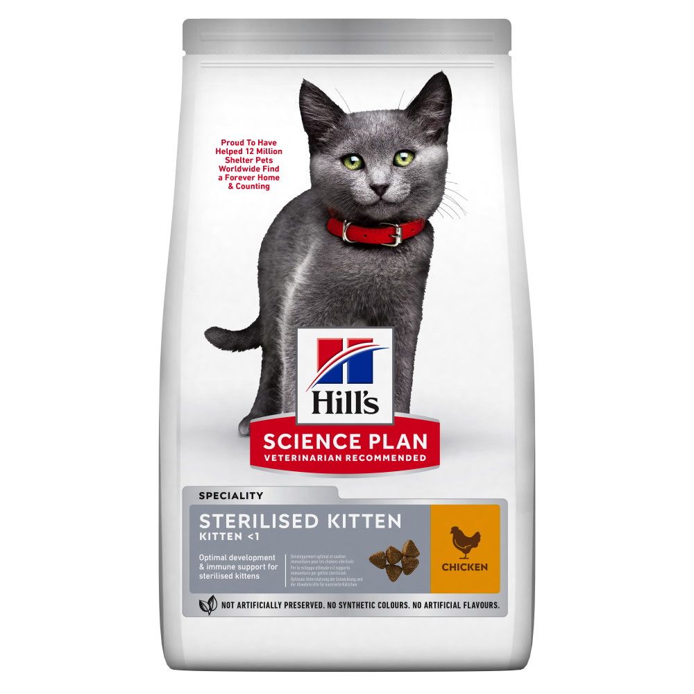 SP FELINE KITTEN STERILISED CHK 3 KG