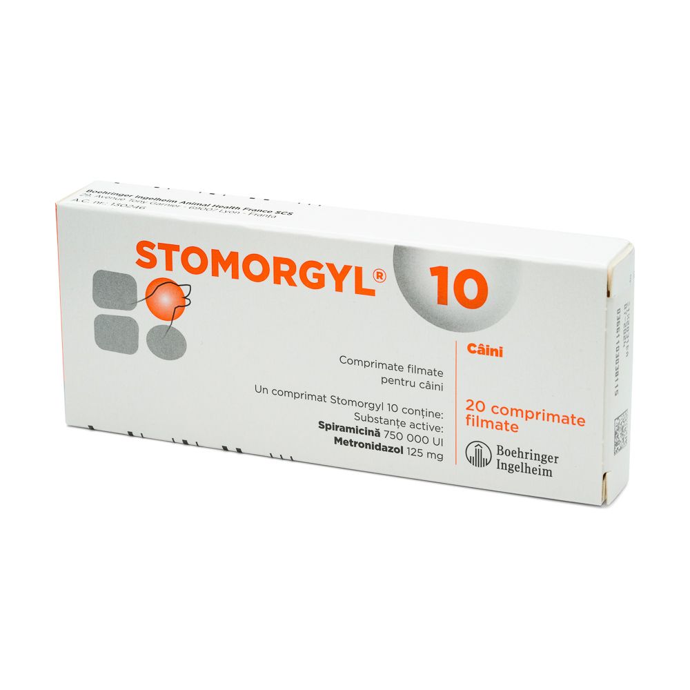 Stomorgyl 10mg 20cp
