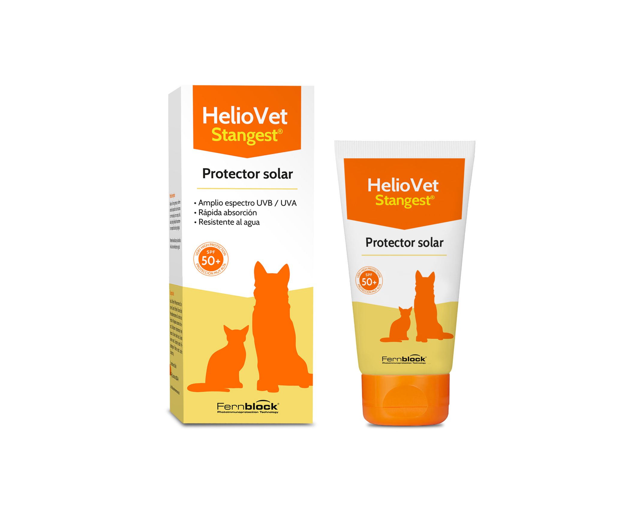 Crema pentru protectie solara SPF50+, HELIOVET, Stangest, 50 ml